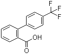 structure of CAS# 84392-17-6, 4-(Trifluoromethyl)-2'-biphenylcarboxylic acid