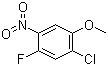 CAS # 84478-76-2, 2-Chloro-4-fluoro-5-nitroanisole, 1-Chloro-5-fluoro-2-methoxy-4-nitrobenzene, 4-Chloro-2-fluoro-5-methoxy-1-nitrobenzene