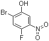 structure of CAS# 84478-87-5, 2-溴-4-氟-5-硝基苯酚