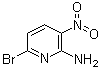 structure of CAS# 84487-04-7, 6-溴-3-硝基吡啶-2-胺