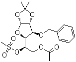 CAS # 84563-90-6, 1,2-O-(1-Methylethylidene)-3-O-(phenylmethyl)-alpha-D-glucofuranose 6-acetate 5-methanesulfonate
