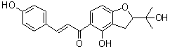 CAS # 84575-13-3, Bakuchalcone, (E)-1-[2,3-Dihydro-4-hydroxy-2-(1-hydroxy-1-methylethyl)-5-benzofuranyl]-3-(4-hydroxyphenyl)-2-propen-1-one
