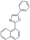 structure of CAS# 846-63-9, 2-(1-萘基)-5-苯基恶唑