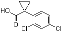 1-(2,4-Dichlorophenyl)cyclopropanecarboxylic acid molecular structure (CAS 84604-70-6)