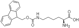 structure of CAS# 84624-28-2, N'-Fmoc-L-lysine