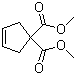 structure of CAS# 84646-68-4, 3-环戊烯-1,1-二甲酸二甲酯