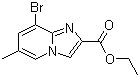 CAS # 847446-55-3, Ethyl 8-bromo-6-methylimidazo[1,2-a]pyridine-2-carboxylate