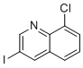 structure of CAS# 847727-21-3, 8-Chloro-3-iodoquinoline