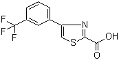 CAS # 847956-11-0, 4-[3-(Trifluoromethyl)phenyl]-2-thiazolecarboxylic acid