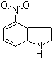 structure of CAS# 84807-26-1, 4-硝基-2,3-二氢-1H-吲哚