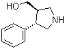 structure of CAS# 848307-24-4, ((3R,4S)-4-苯基吡咯烷-3-基)甲醇