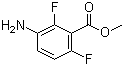 structure of CAS# 84832-02-0, 3-氨基-2,6-二氟苯甲酸甲酯