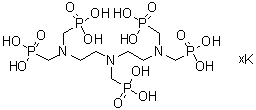 CAS # 84852-49-3, [[(Phosphonomethyl)imino]bis[2,1-ethanediylnitrilobis(methylene)]]tetrakisphosphonic acid potassium salt