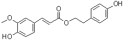 structure of CAS# 84873-15-4, 4-羟基苯乙基 反式-阿魏酸酯