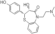 CAS # 84903-82-2, Deacetyl-O-demethyldiltiazem, O-Demethyldeacetyldiltiazem, (2S,3S)-5-[2-(Dimethylamino)ethyl]-2,3-dihydro-3-hydroxy-2-(4-hydroxyphenyl)-1,5-benzothiazepin-4(5H)-one