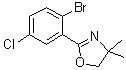 CAS 登录号：849106-18-9, 2-(2-溴-5-氯苯基)-4,5-二氢-4,4-二甲基恶唑