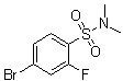 structure of CAS# 849357-53-5, 4-Bromo-2-fluoro-N,N-dimethylbenzenesulfonamide
