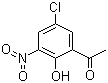 structure of CAS# 84942-40-5, 5-氯-2-羟基-3-硝基苯乙酮