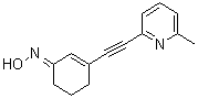 CAS # 849469-03-0, 3-[2-(6-Methyl-2-pyridinyl)ethynyl]-2-cyclohexen-1-one oxime