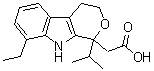 CAS # 849630-65-5, 8-Ethyl-1,3,4,9-tetrahydro-1-(1-methylethyl)pyrano[3,4-b]indole-1-acetic acid