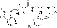 structure of CAS# 849643-15-8, SU14813 马来酸盐