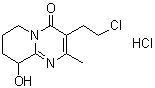CAS 登录号：849727-63-5, 3-(2-氯乙基)-6,7,8,9-四氢-9-羟基-2-甲基-4H-吡啶并[1,2-a]嘧啶-4-酮盐酸盐