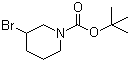 structure of CAS# 849928-26-3, 1-Boc-3-bromopiperidine