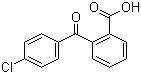 CAS # 85-56-3, 2-(4-Chlorobenzoyl)benzoic acid, 4'-Chlorobenzophenone-2-carboxylic acid