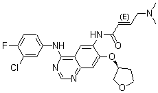 structure of CAS# 850140-72-6, 阿法替尼