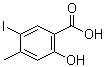 structure of CAS# 850146-83-7, 2-Hydroxy-5-iodo-4-methylbenzoic acid