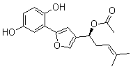 structure of CAS# 85022-66-8, 紫草呋喃 A