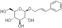 structure of CAS# 85026-55-7, (2E)-3-苯基-2-丙烯-1-基 beta-D-吡喃葡萄糖苷