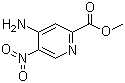 structure of CAS# 850544-21-7, Methyl 4-amino-5-nitro-2-pyridinecarboxylate