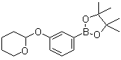 structure of CAS# 850568-69-3, 3-(四氢-2H-吡喃-2基-氧基)苯硼酸频那醇酯