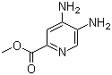 structure of CAS# 850689-13-3, 4,5-二氨基吡啶-2-羧酸甲酯