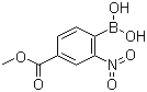 4-Methoxycarbonyl-2-nitrophenylboronic acid molecular structure (CAS 85107-55-7)