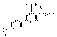 CAS # 851070-23-0, 2-Methyl-4-trifluoromethyl-6-(4-trifluoromethylphenyl)nicotinic acid ethyl ester