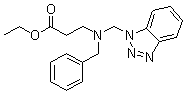 CAS # 851314-54-0, N-(1H-Benzotriazol-1-ylmethyl)-N-(phenylmethyl)-beta-alanine ethyl ester