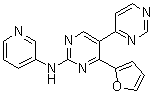 CAS # 851371-22-7, 4'-(2-Furanyl)-N-3-pyridinyl[4,5'-bipyrimidin]-2'-amine, LAS 38096