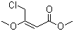 CAS # 85153-60-2, Methyl 4-chloro-3-methoxy-2-butenoate, Methyl 4-chloro-3-methoxy-2-butenoate