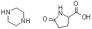 CAS # 85153-78-2, Piperazine, compd. with 5-oxoproline (1:1)