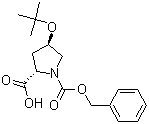 structure of CAS# 85201-91-8, (4R)-(tert-Butoxy)-1-(phenylmethoxycarbonyl)-L-proline