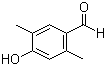 structure of CAS# 85231-15-8, 2,5-二甲基-4-羟基苯甲醛
