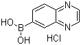 structure of CAS# 852362-25-5, 喹喔啉-6-硼酸盐酸盐