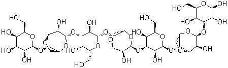 CAS # 852690-25-6, O-beta-D-Galactopyranosyl-(1→4)-O-3,6-anhydro-alpha-L-galactopyranosyl-(1→3)-O-beta-D-galactopyranosyl-(1→4)-O-3,6-anhydro-alpha-L-galactopyranosyl-(1→3)-O-beta-D-galactopyranosyl-(1→4)-O-3,6-anhydro-alpha-L-galactopyranosyl-(1→3)-beta-D-galactopyranose