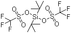 structure of CAS# 85272-31-7, 二叔丁基硅基双(三氟甲烷磺酸)酯