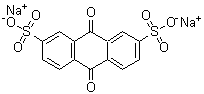 structure of CAS# 853-67-8, Sodium anthraquinone-2,7-disulfonate
