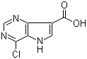 CAS # 853058-43-2, 4-Chloro-5H-pyrrolo[3,2-d]pyrimidine-7-carboxylic acid