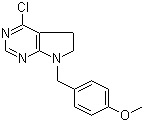 CAS # 853680-76-9, 4-Chloro-6,7-dihydro-7-[(4-methoxyphenyl)methyl]-5H-pyrrolo[2,3-d]pyrimidine