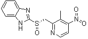 structure of CAS# 853950-79-5, 2-[(S)-[(3-甲基-4-硝基-2-吡啶基)甲基]亚磺酰基]-1H-苯并咪唑